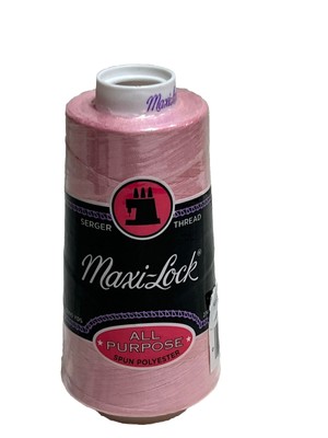 Maxi-Lock Serger Thread, 100% Polyester, 3,000 yds. , 2742 M medium pink cone 
