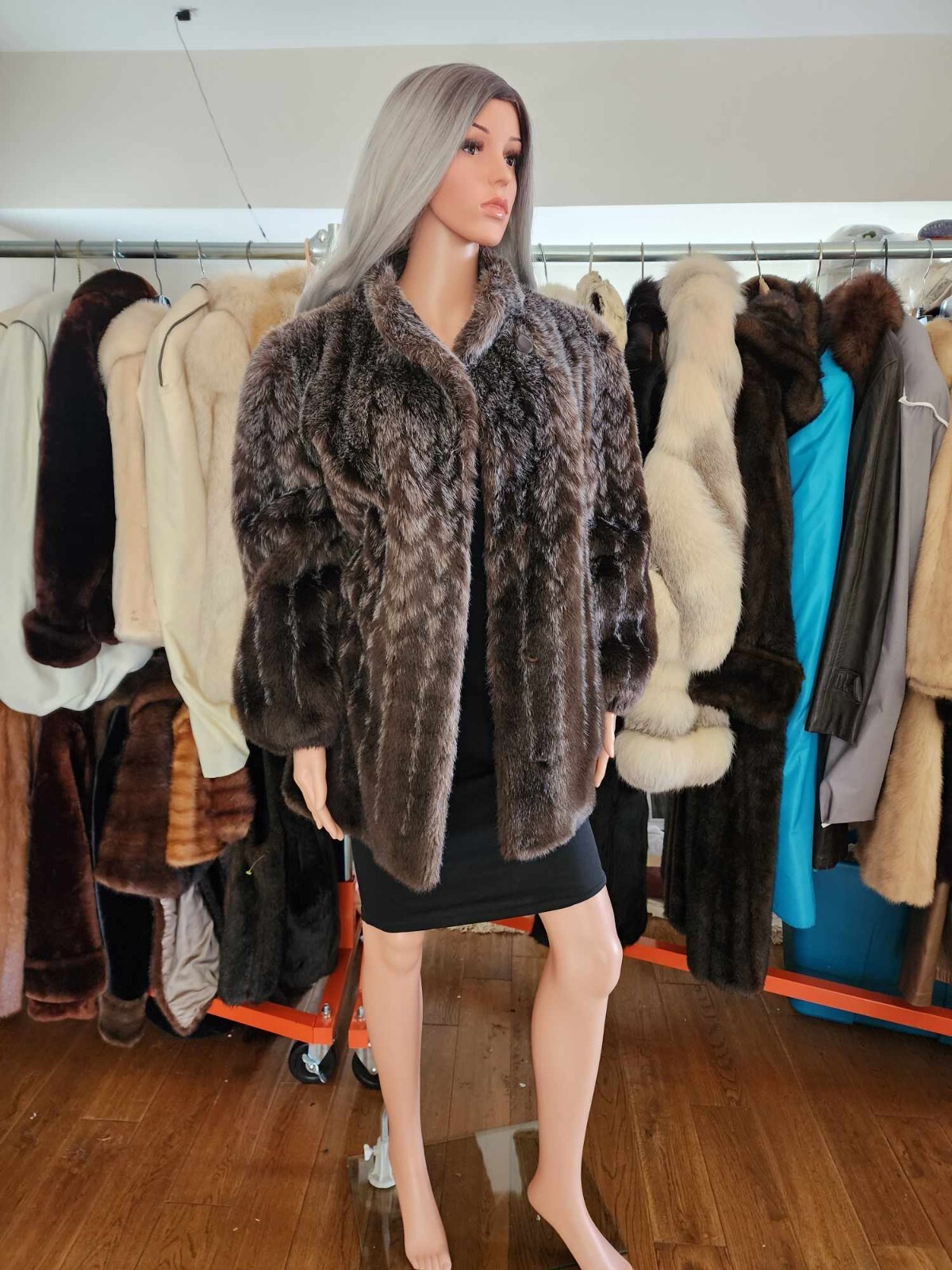 PERSONSOUL Brown DirtyCoat 中綿フードブルゾンブラウン ファッションファッション - PERSONSOUL Brown DirtyCoat 中綿