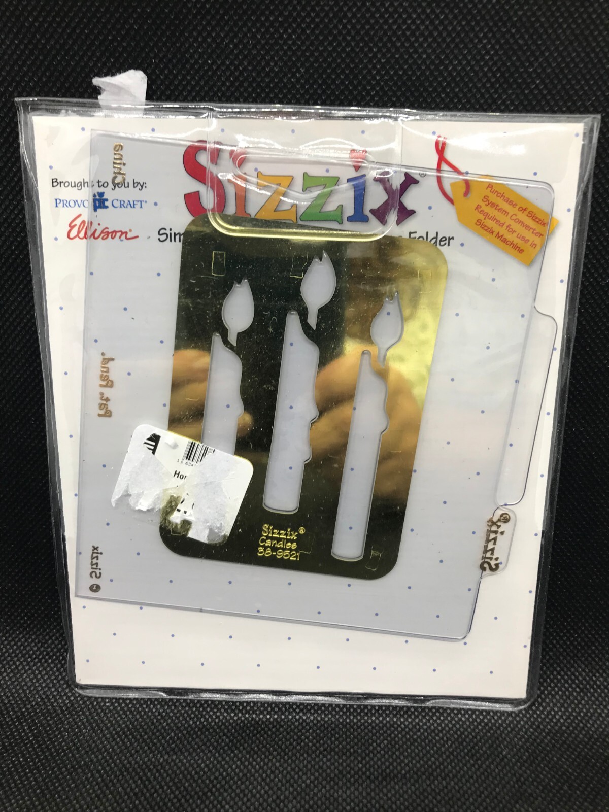Sizzix Simple Impressions Embossing Folder 38 9521 Candles