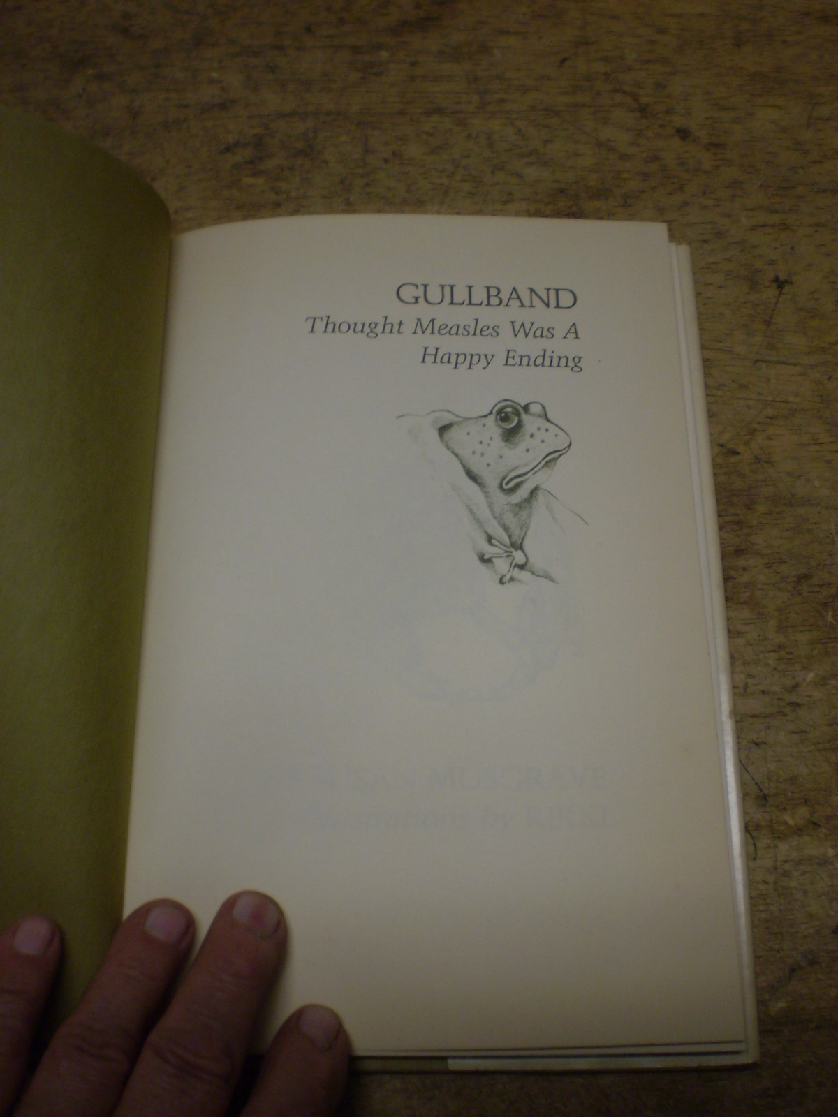 Gullband Susan Musgrave Douglas Ltd. Vancouver Illustrated Rikki RARE Edition