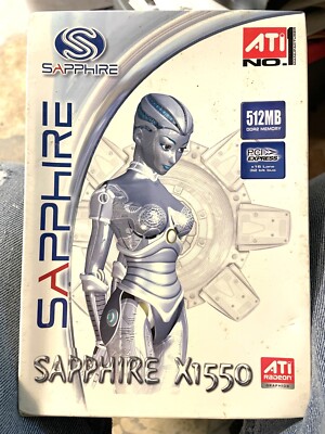 NIP Sapphire ATI Radeon X1550 512MB PCI Express DVI SVG Legacy Graphics Card