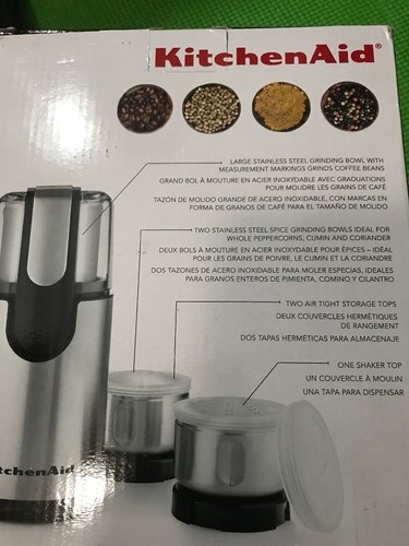 KitchenAid Blade Coffee Grinder Kit in Onyx Black