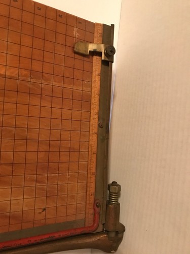 Vintage Ingento Paper Cutter No 3  10” X 10” With 12” Blade