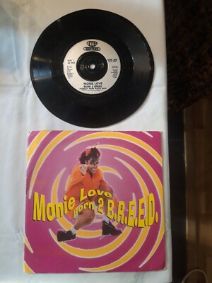 MONIE LOVE BORN 2 BREED 45 RPM VINYL SINGLES