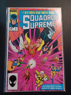 Squadron Supreme #1 of 12 Limited Series  Mark Gruenwald Combined Shipping + Pic