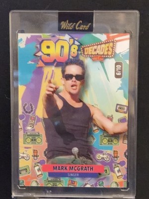 Wild Card Decades 90's Mark McGrath 2024 Special Preview Trading Card 6/10
