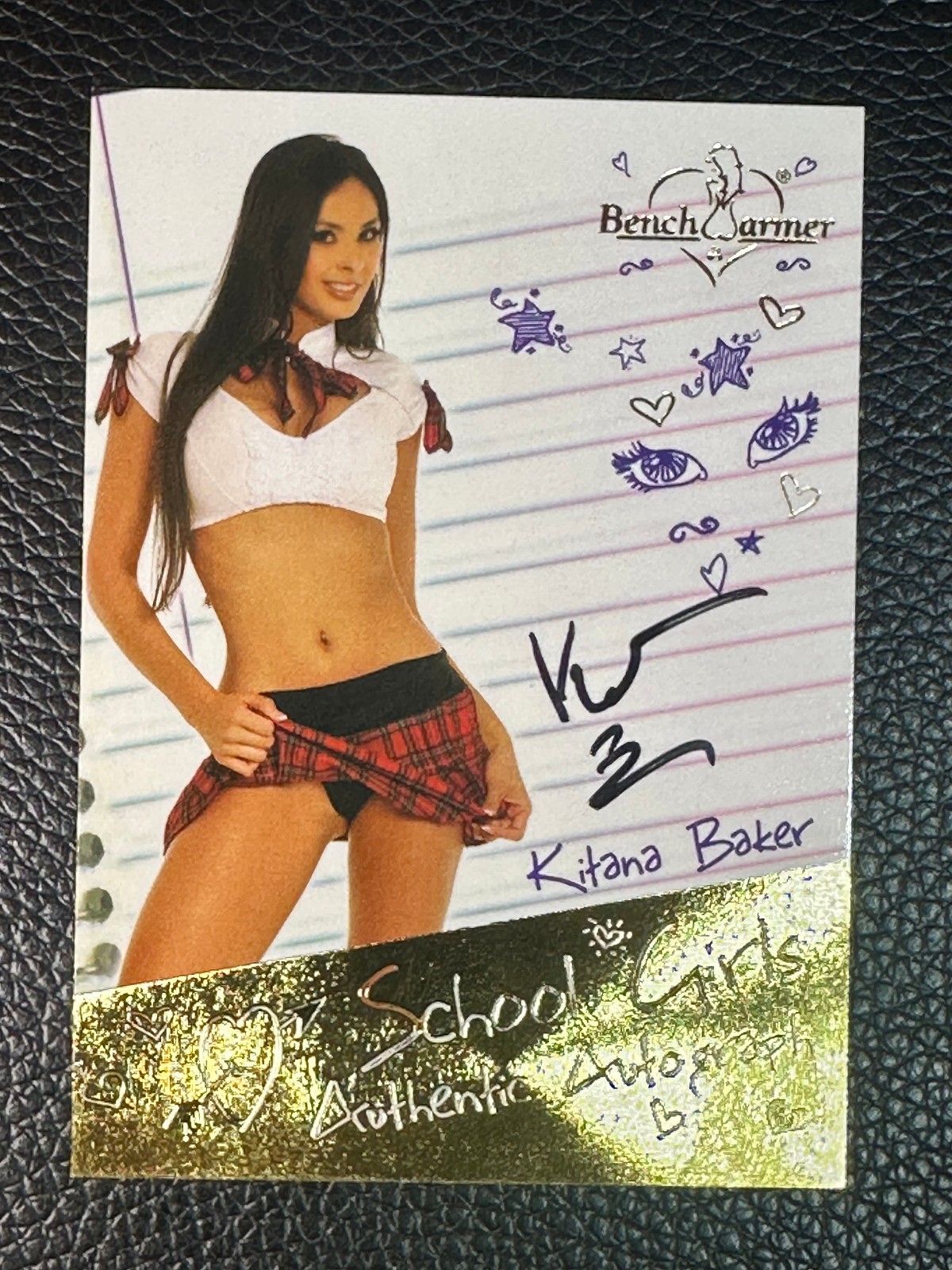 2014 Bench Warmer School Girls Kitana Baker Auto Autograph