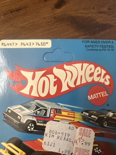 Hot Wheels 1979 Emergency Squad (Lighter Red) #7650 Unpunched