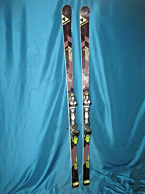 Fischer RC4 World Cup GS race skis 188cm w/ Fischer RC4 Z17 bindings on plates ~