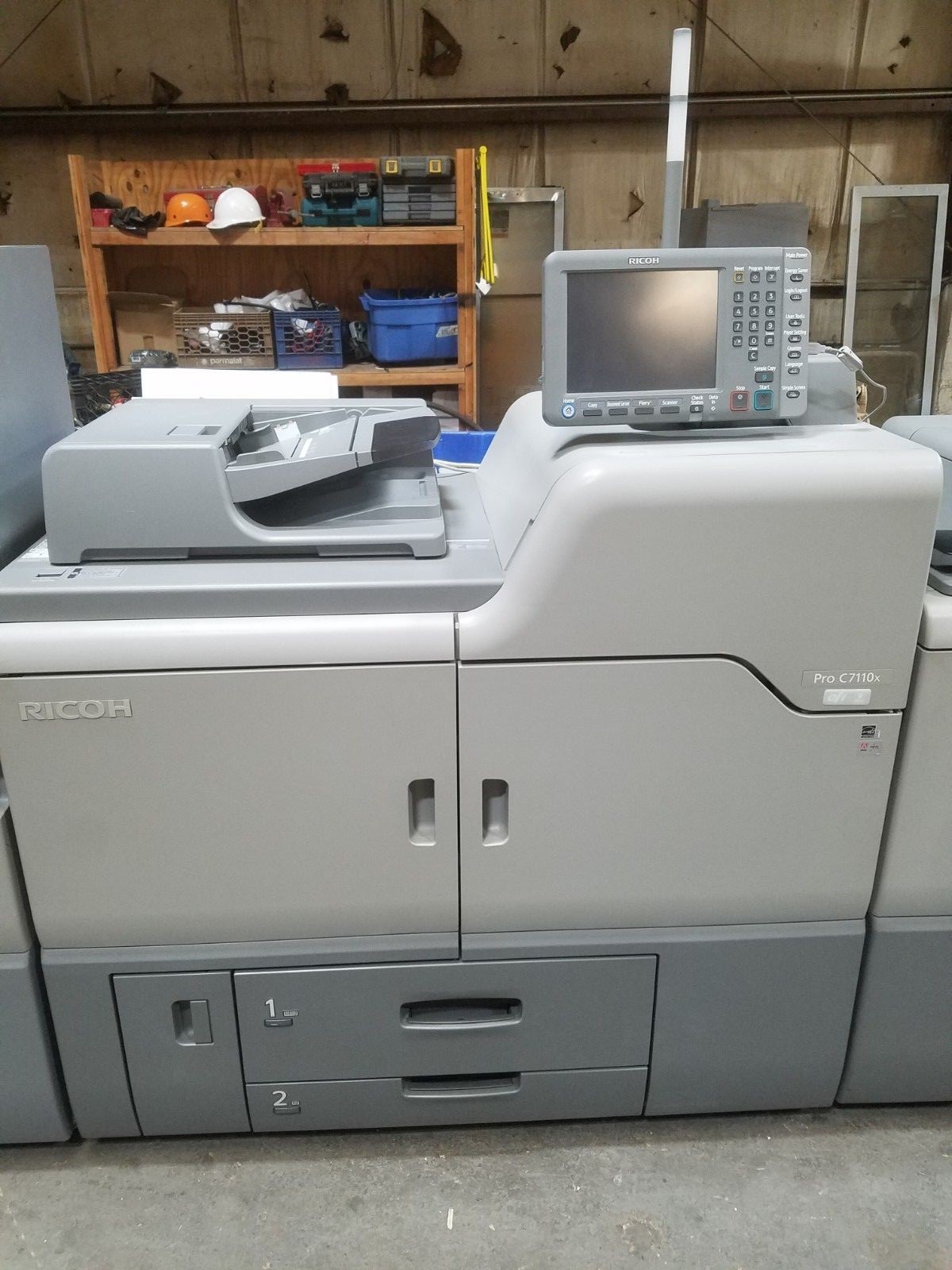 Ricoh PRO C7100S 80ppm Color Digital Press Production MFP w/Finisher Fiery LCIT