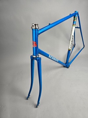 Rahmen Set Schauff Tour de France Blau Campagnolo Reynolds 531 59 cm vintage