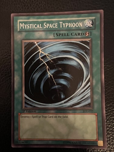 遊戯王　MYSTICAL SPACE TYPHOON 1 x Mystical Space Typhoon - SYE-037 - Common - 1st Edition
