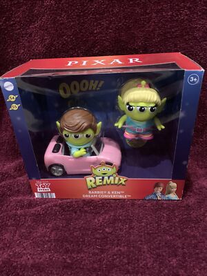 Disney Pixar LGM Alien Remix Toy Story 54 55 Barbie & Ken Dream Convertible NIP