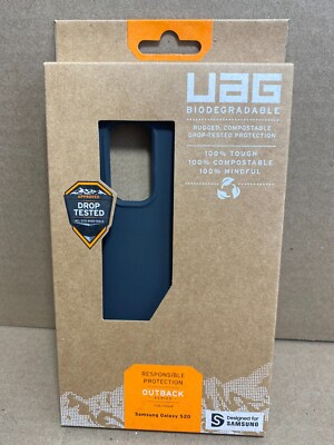 UAG Galaxy S20 Case Compostable Biodegradable Black - UAG Outback Eco-Friendly