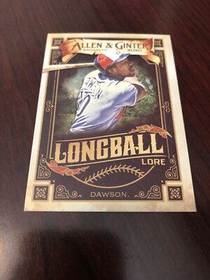 2020 Topps Allen & Ginter Longball Lore LL-11 Andre Dawson Montréal Expos *Mint*
