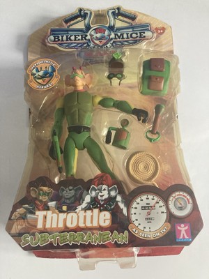 Biker Mice From Mars: Subterranean Throttle Action Figure 2006 Brand New Sealed