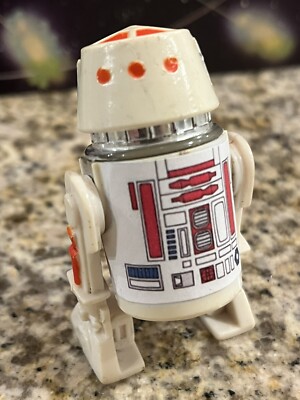 CUSTOM 1978 VINTAGE KENNER STAR WARS - R5-D4 - ARFIVE-DEFOUR - RED BAR CUSTOM #2