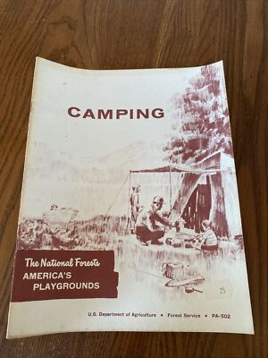 1970 Camping US Dept of Agriculture National Forest Service America s Playground