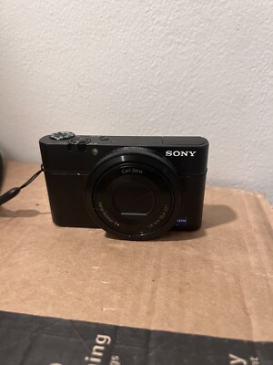 Sony Cyber-shot DSC-RX100 20.2MP Compact Digital Camera - Black READ DESCR.!!