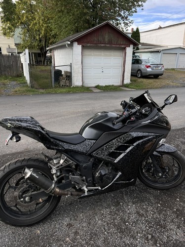 2013-2017 Kawasaki Ninja 300 EX300 Black Forged Carbon Fiber 2013-2017 Kawasaki Ninja 300 EX300 Black Forged Carbon Fiber