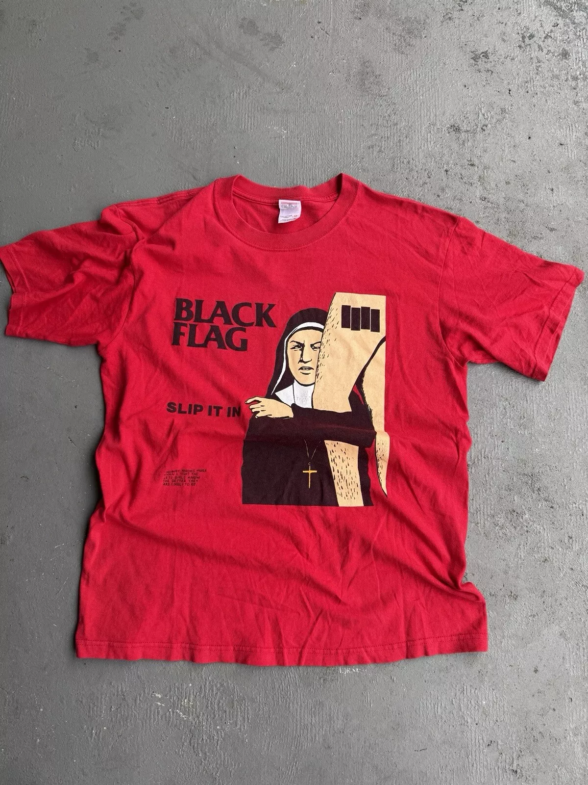 BLACK FLAG スリップイットイン Tシャツ Black Flag - Slip It In '84-'85
