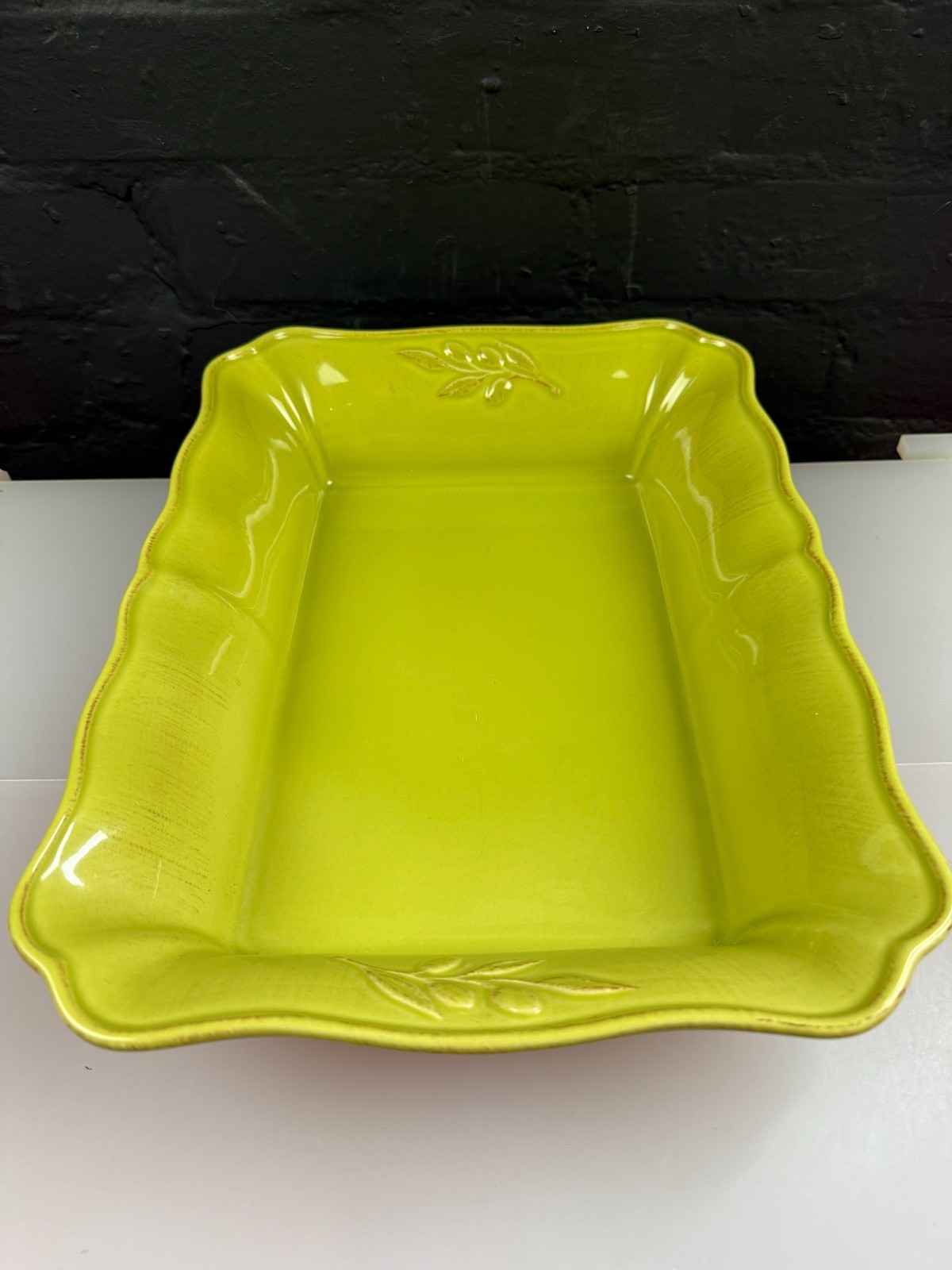 Marks & Spencer Stoneware Rectangle Roasting Serving Vegetable Dish 14.25"