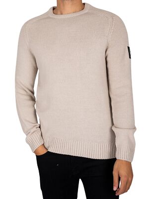 

Мужская трикотажная футболка Weekend Offender Zagreb Crew, бежевая, Бежевый