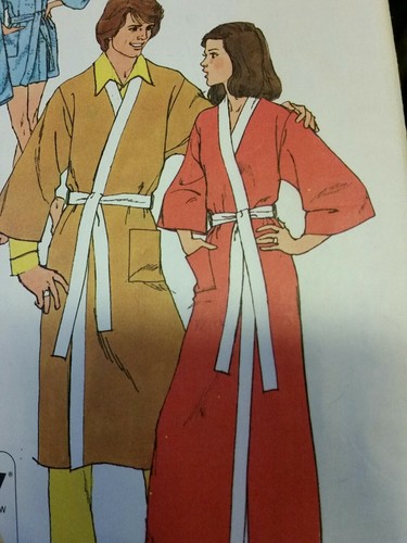 Simplicity Sewing Pattern #5685 Sz 14 Miss Long/Short Robe Cut/Complete 36 Bust