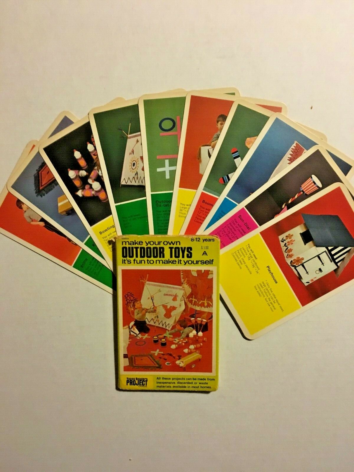 Young Readers Project Cards - 1970 - Make Your Own Outdoor Toys