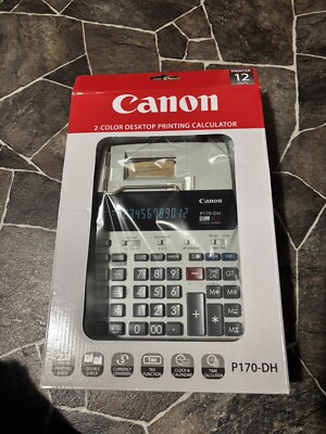 Canon P170-DH- Desktop Printing Calculator - NEW in box See Details
