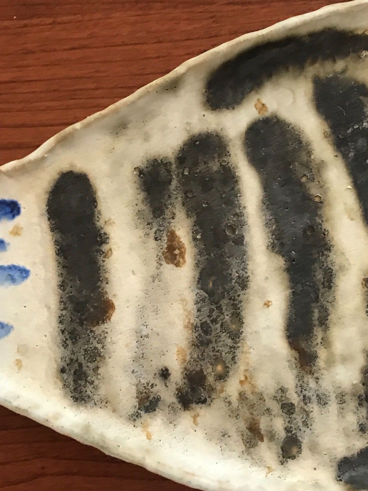 Mid-Century Modern Studio Art Pottery Fish Tray Plate Platter 15