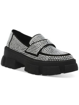 STEVE MADDEN/ женские черные мокасины без застежки на блочном каблуке с тройным носком, 5 М