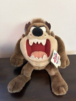 Vintage Taz Tasmanian Devil Looney Tunes 1994 Applause Plush W...