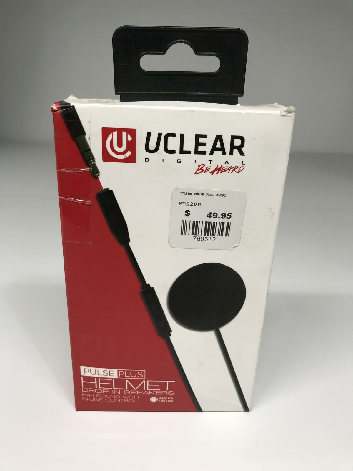 UCLEAR Digital Pulse Plus Wired Drop-In High Definition Helmet Speakers with