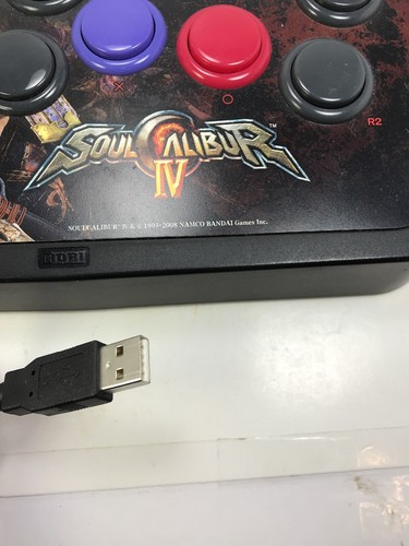 Soul Calibur IV 4 PS3 USA HORI Stick PLAYSTATION 3 Game Brand 2008 Used Black