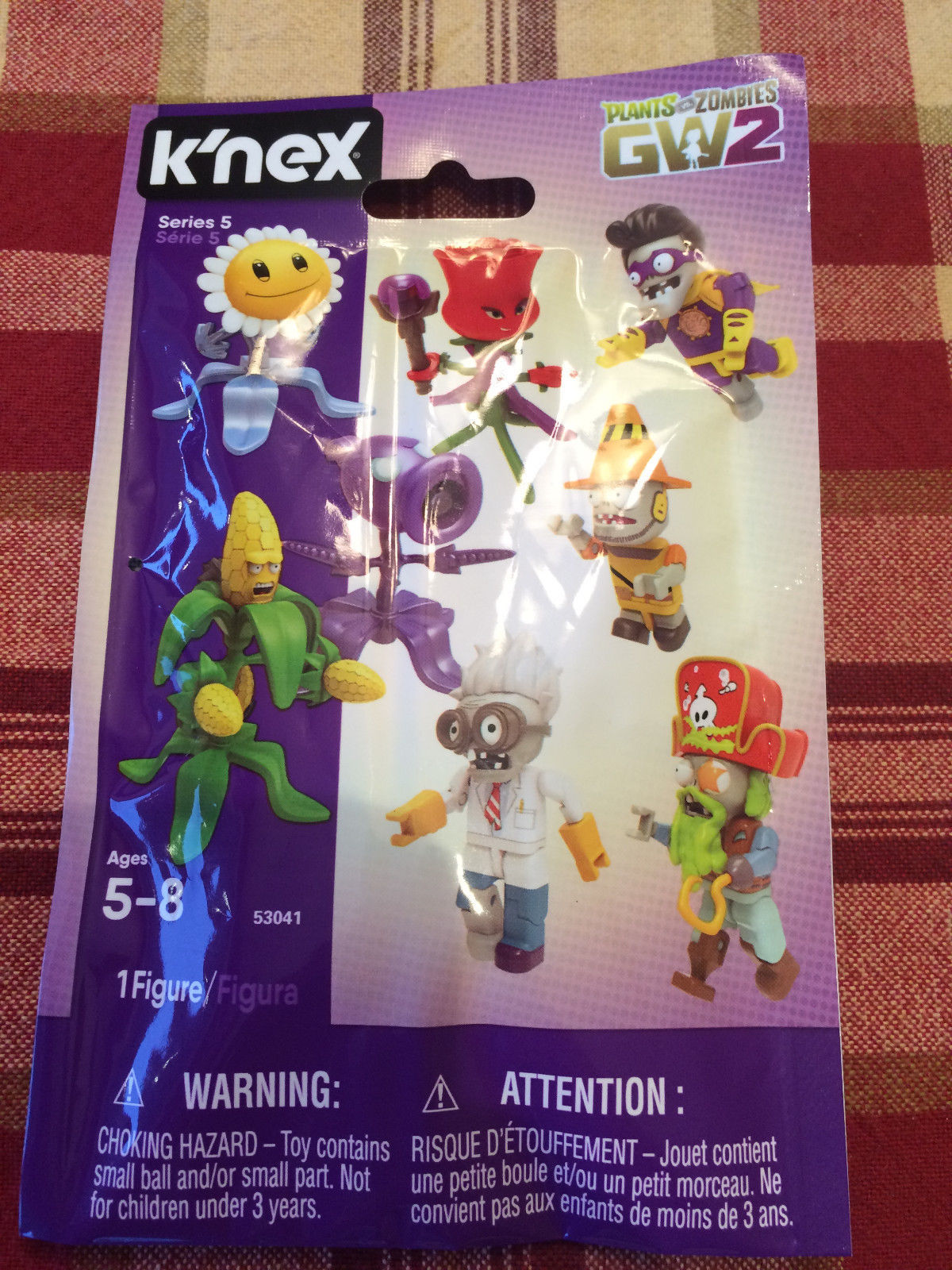 K'NEX KNEX Plants vs Zombies GW2 series 5 Mystery Pack Shark Bite Rose 10 packs
