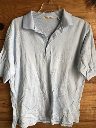 PETER MILLAR ポロシャツ Mサイズ ライトブルー PETER MILLAR Men's Summer Comfort Chillax Performance Jersey