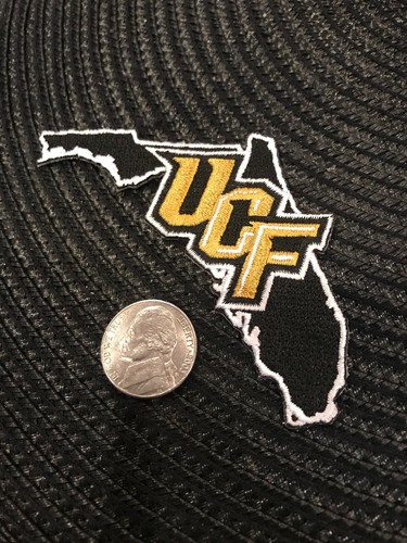 UCF University Central Florida Knights Embroidered Iron On Patch 5” X 2”