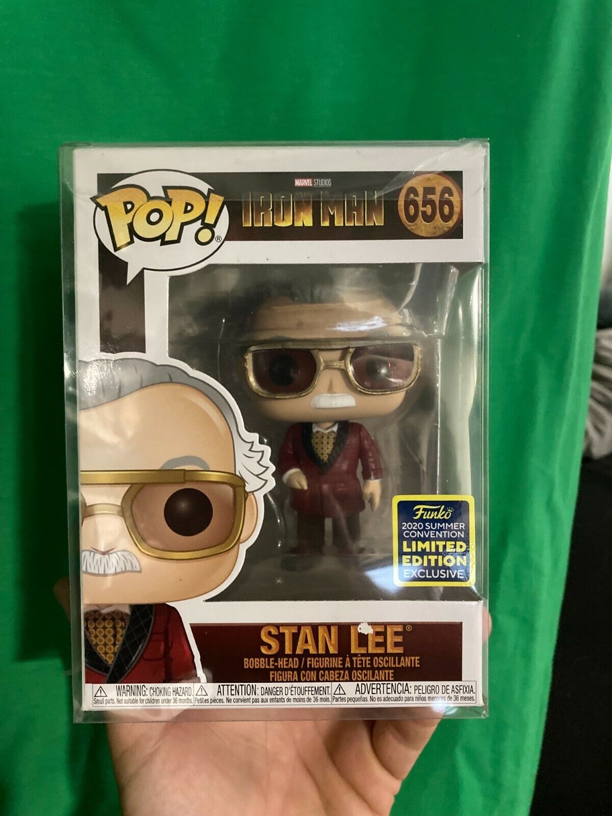 Funko Pop! Stan Lee #656 Marvel - Limited Edition Summer Convention Exclusive Funko Pop! Stan Lee #656 Marvel - Limited Edition Summer Convention Exclusive