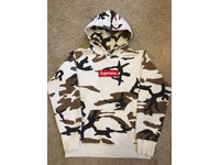 cow print supreme hoodie