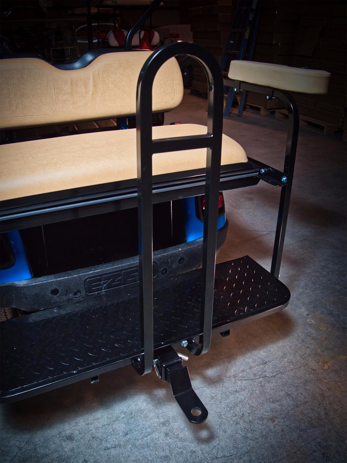 Golf Cart Rear Seat Trailer Hitch Receiver safety Grab Bar