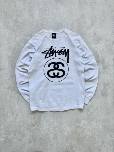 トップス Stussy Logo Sweat Shirt made inVietnam Vintage 90's Stussy Big Logo Made In USA Sweatshirt Men's