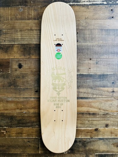 Nyjah Huston Element Signed Rise Up First Edition 2011 Skateboard Deck 7.75