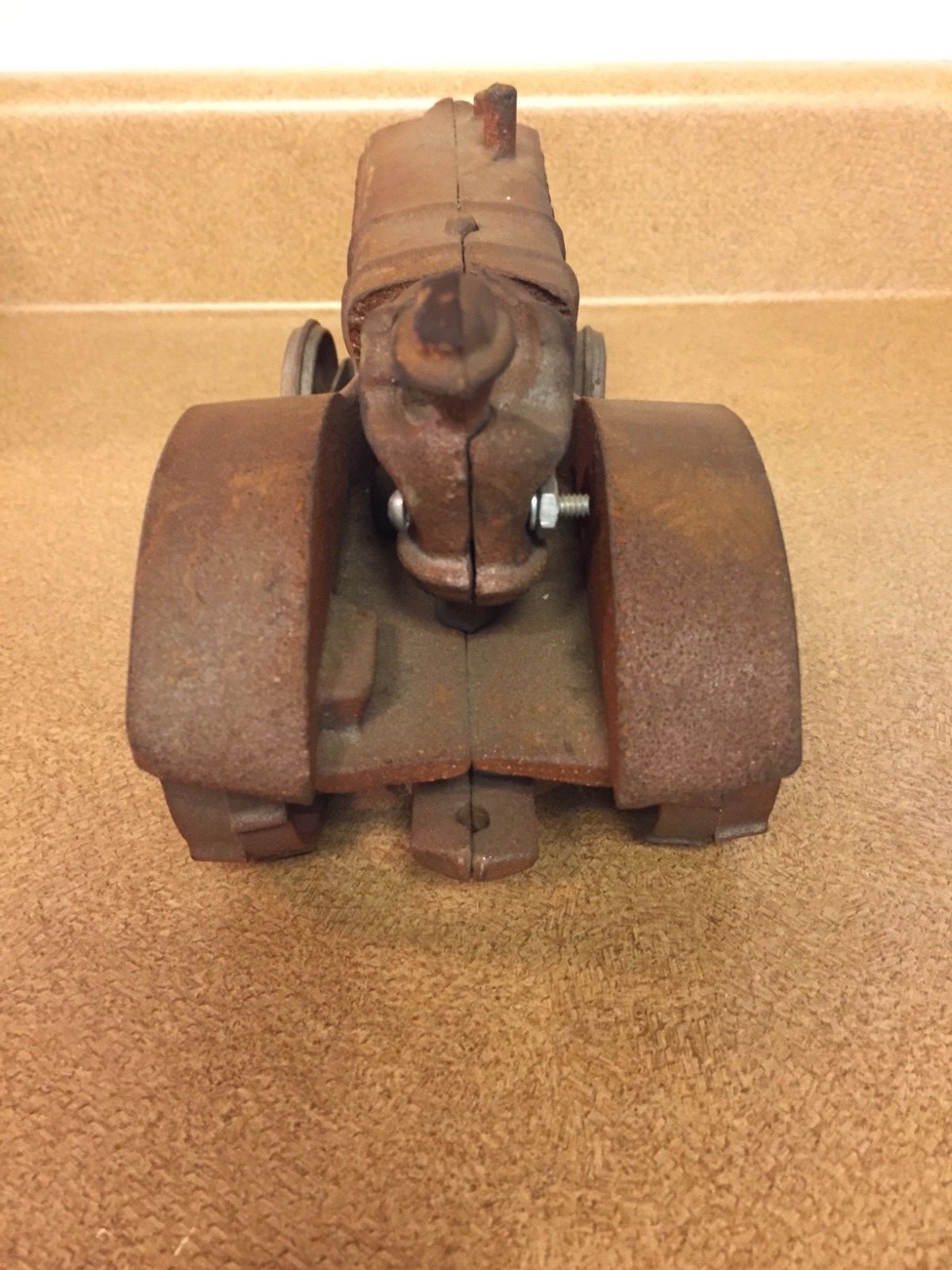 Vintage Allis Chalmers Tractor Cast Iron Farmer removable