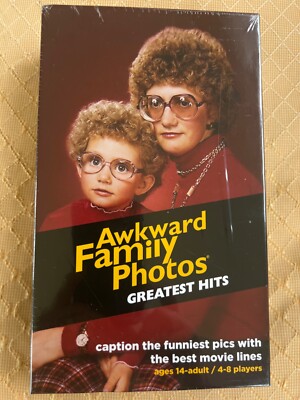 Awkward Family Photos Greatest Hits Table Game, New and Sealed FREE SHIP