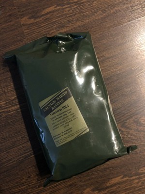 ⭐️⭐️⭐️ Lithuanian Military MRE ( Meal Ready-to-Eat ) With Tracking Code⭐️⭐️⭐️