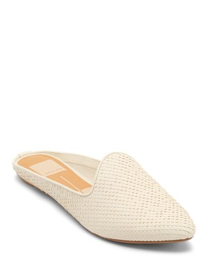 

Женские кожаные шлепанцы с острым носком DOLCE VITA Off White цвета слоновой кости Grant, Цвет слоновой кости, GRANT