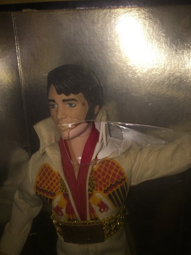 Vintage ELVIS Presley Doll Action Figure Graceland 1984 Guitar Microphone