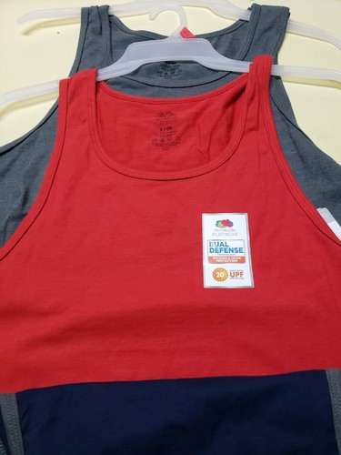 Fruit Of The Loom Men Platinum Tank Top S(34/36) Dual