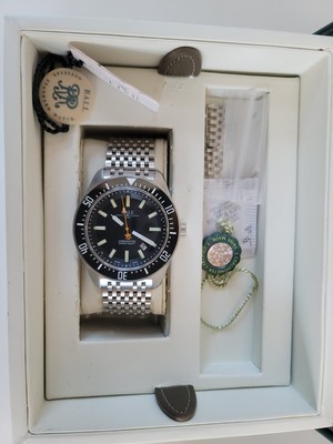 BALL Engineer Master II Skindiver II DM3108A-SCJ-BK 43 mm Silver Stainless Steel